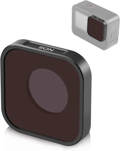 PULUZ Filtro de lente ND8 para GoPro Hero11 / Hero11 Mini / HERO10 / HERO9 Kit de filtro de lente de densidad neutra negro lente protectora estándar