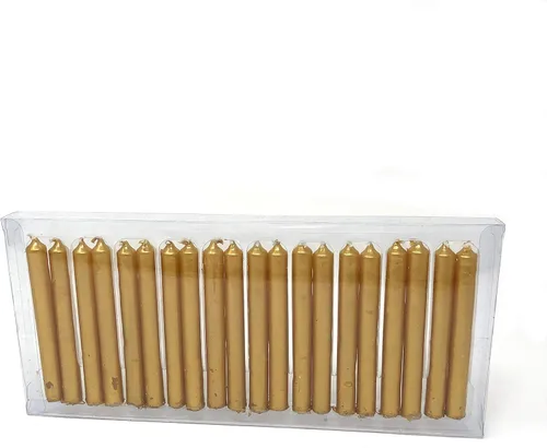 Vista 16 de Vrinda® Mini Chime Ritual Spell - Velas cónicas sin perfume de 4 pulgadas (surtido (paquete de 40)