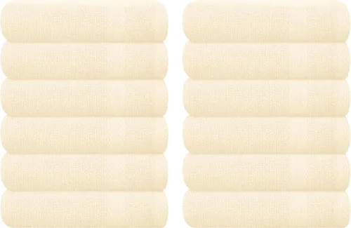 Vista 111 de GLAMBURG Sábana de baño de algodón extra grande premium de 700 GSM 35x70 - 100% algodón peinado - Calidad de hotel y spa de lujo - Duradera