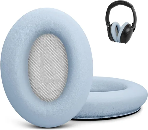 Vista 9 de Almohadillas de repuesto premium para auriculares Bose QC35 y QC35ii fabricadas por GEVO – Cómoda espuma viscoelástica adaptable y extra duradera