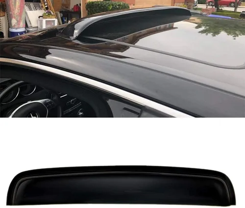 Vista 6 de Deflector de viento universal para techo solar de 34 pulgadas y 34.646 in, 1 visera de ventana para techo lunar automático de humo oscuro