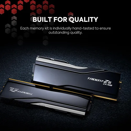 Vista 6 de G.SKILL Trident Z5 CK RGB Series DDR5 RAM (Intel XMP 3.0) 48GB (2x24GB) 8200MT/s CL40-52-52-131 1.40V Memoria de computadora de escritorio CU-DIMM