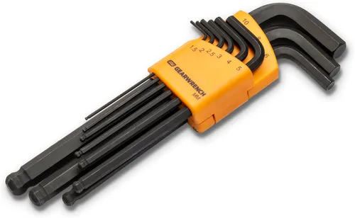 Vista 3 de GEARWRENCH Juego de llaves hexagonales de brazo largo con extremo de bola métrica de 9 piezas - 83521