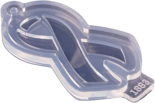 Vista 3 de Molde de cinta transparente, molde de silicona de resina de arco para resina epoxi, fabricación de joyas, molde de silicona para fundición