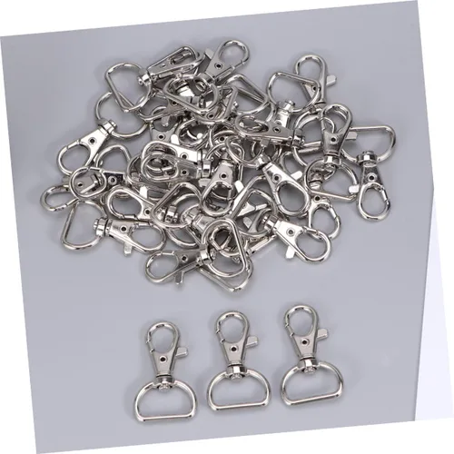 Vista 5 de DIY Essential 30 ganchos de hebilla de langosta clips a presión para el hogar bolso llavero cierre