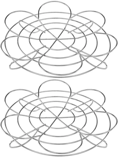 Southern Homewares Estante para conservas para olla a presión, sistema de apilamiento reversible para tarros Mason y almacenamiento de alimentos,