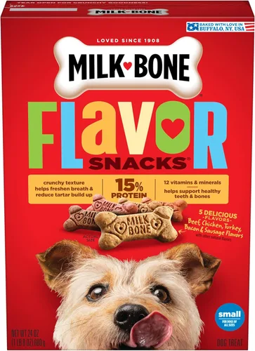 Vista 18 de Milk-Bone Flavor Snacks - Golosinas para perros pequeños, 60 onzas (paquete de 3)