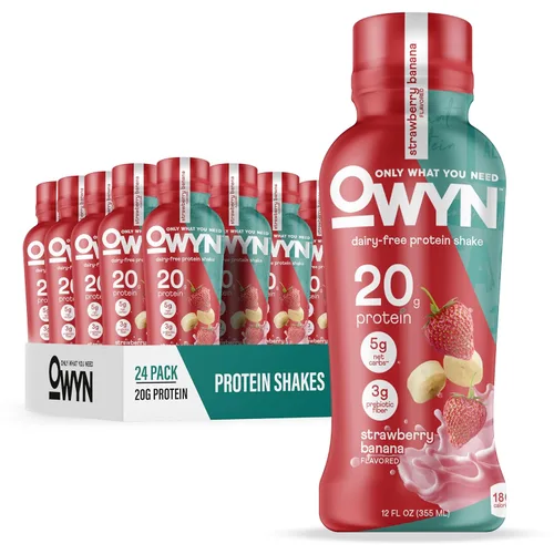 Vista 12 de Owyn - Batido de proteínas a base de plantas, con 0.70 onzas de proteína vegetal proveniente de una mezcla de semillas de calabaza orgánicas, lino