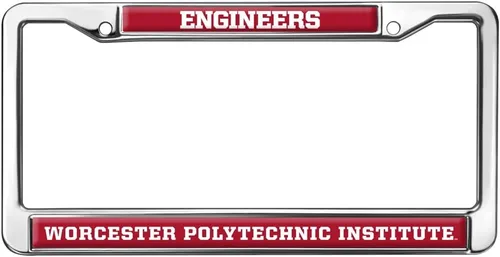 Vista 153 de Texas A&M University - Texarkana Mascot - Marco de metal estándar para placa de matrícula de tamaño completo