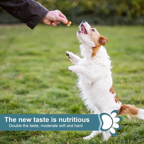 Vista 7 de Galletas envueltas en pollo masticables para perros pequeños sin cuero crudo 0.5lb/227g