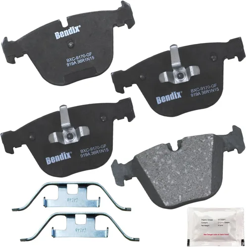 Vista 322 de Bendix Priority1 CFC154 - Juego de pastillas de freno de disco para Avanti II, Century, LeSabre, Regal, Riviera, chasis comercial, DeVille