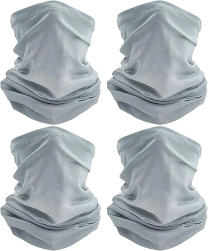 Vista 10 de TICONN Polaina para el cuello, bufanda, calentador de cuello, transpirable, resistente al sol y al viento, para esquí, pesca, senderismo, ciclismo