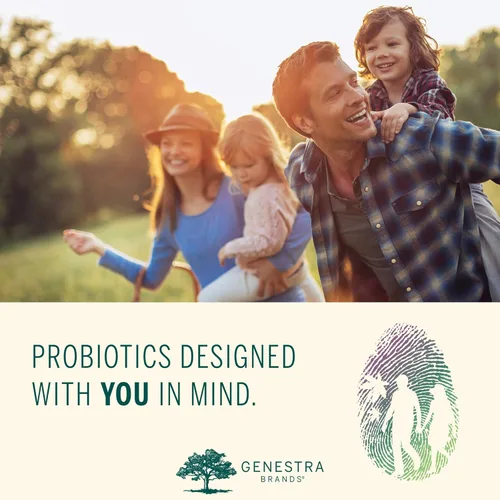 Vista 7 de Genestra Brands HMF Replete Fórmula probiótica para apoyar la flora intestinal saludable 7 sobres