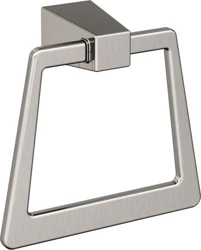 Vista 42 de Amerock BH3600126 Soporte de papel higiénico pivotante de doble poste cromado Soporte de papel higiénico de 9-5/16 pulgadas (237 mm) de largo