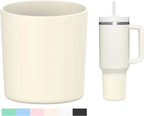 Vista 11 de WUQID Bota de silicona superior compatible con Stanley Quencher H2.0 e IceFlow Flip y ProTour de 40oz 30oz 20oz 14oz, se ajusta al mismo diámetro