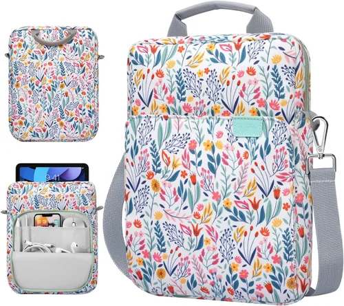 Vista 15 de TiMOVO - Funda para tablet de 9-11 pulgadas con correa para el hombro para iPad 11 pulgadas A16 2025, iPad 10.ª generación 10.9"/10.2", Galaxy Tab