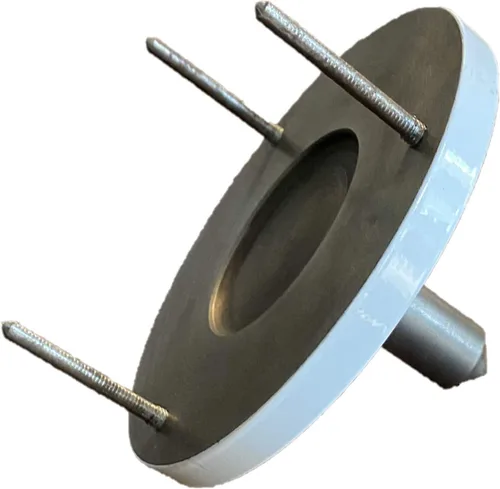 Vista 9 de Ateco 608 REVOLVING Cake Decorating soporte, 11" Ronda, apto para uso alimentario de plástico Base & parte superior, #613 - base de aluminio, 12