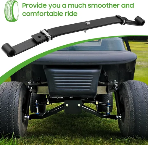 Vista 3 de 10L0L Golf Cart Front Leaf Spring Kit for Club Car DS & Precedent, Standard/Heavy Duty Leaf Spring with Bushings & Sleeves, Replace OEM 1012030