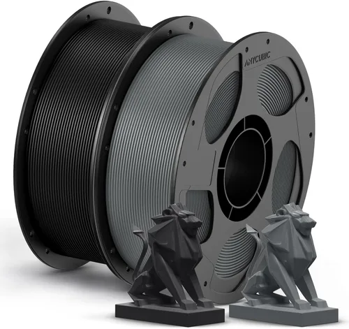 Vista 58 de ANYCUBIC Paquete de filamentos PETG de 0.069 pulgadas, filamento de impresora 3D, precisión dimensional +/- 0.001 in, dureza excepcional, carrete