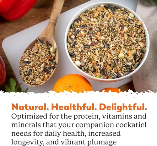Vista 6 de Dr. Harvey's Mezcla de cacatúa colosal, comida diaria totalmente natural para cacatúas (4 libras)