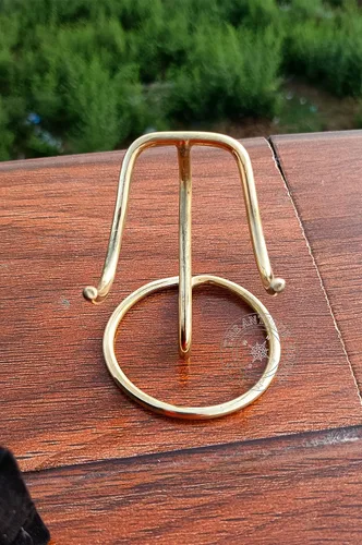 Vista 4 de Red Heart - Urna de cremación prémium para cenizas con soporte de latón, el mejor regalo para tu amor