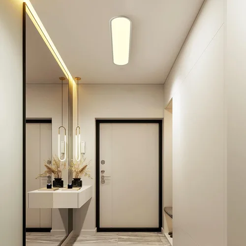 Vista 8 de Ganeed Lámpara de techo LED regulable de 39.4 pulgadas, lámparas de techo largas de alto brillo, 3000-6000 K seleccionables, moderna, ultrafina