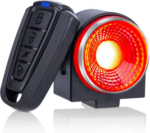 Vista 3 de ONVIAN Wireless Bike Alarm with Remote, 115dB Loud Bicycle Anti Theft Alarm Vibration Motion Sensor System, USB-C Rechargeable Bike Alarms for