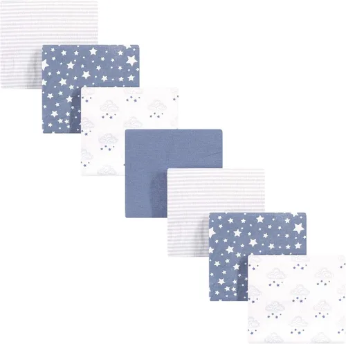 Vista 192 de Hudson Baby Unisex Baby Cotton Flannel Receiving Blankets Bundle, Bonjour, One Size (Pack of 2)
