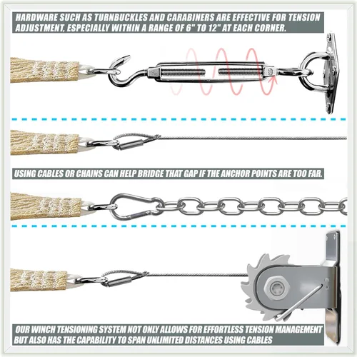 Vista 2 de Amgo Toldo triangular beige de 12 x 12 x 12 pies AGSLT, 95% de bloqueo UV, permeable al agua y al aire, 200GSM resistente, comercial y residencial