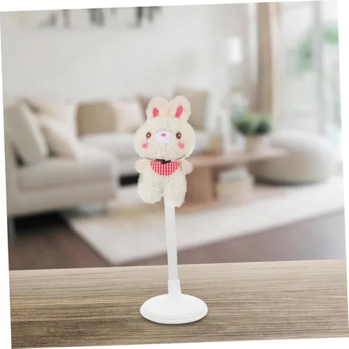 Vista 8 de NUOBESTY Doll Stands Display Holder Figures Display Rack Doll Bracket Support Bear Stand Birthday Party Favor for Kids Girls White 30cm 4pcs