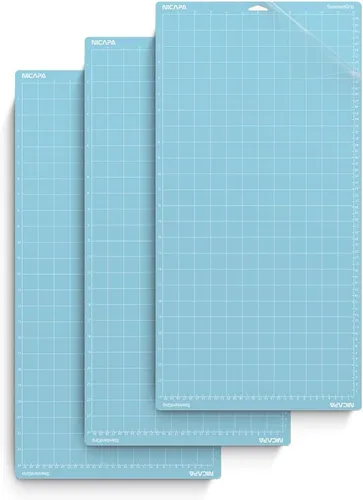 Vista 7 de Nicapa - Tapete de corte de agarre estándar para Cricut Maker 3/Maker/Explore 3/Air 2/Air/One (30 x 30 cm, 5 paquetes) Tapetes de corte adhesivos