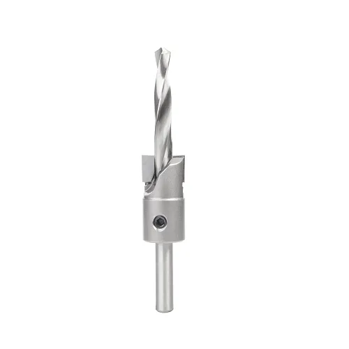 Vista 6 de Amana Tool 55145 Atornillado con punta de carburo sin vástago con taladro en espiral lento 1-1/8" D x 1/2" taladro