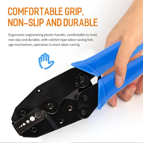 Vista 5 de 1 Unidades BNC Crimpadora herramienta, pelacables coaxiales rotativos para RG58 con 10 unids BNC Plug Crimp Connector Set