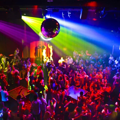 Vista 4 de Rocutus Paquete de 4 Bolas de Discoteca con Espejo, Bola de Discoteca Colgante Plateada para Fiestas o Efectos de Luz de DJ, Decoraciones