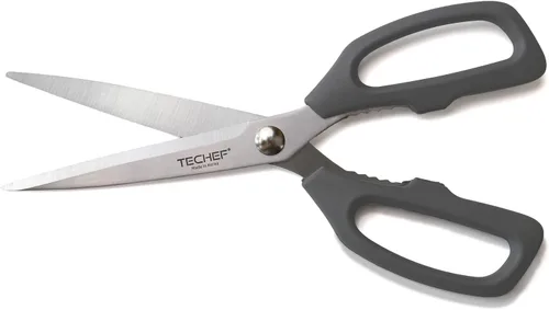 TECHEF Tijeras de cocina, tijeras multiusos, aptas para lavavajillas, tijeras de carne de alta resistencia, tijeras de aves de corral, acero