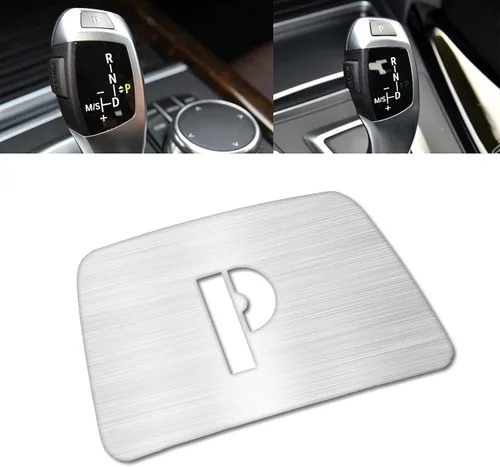 Vista 12 de x xotic tech Perilla de Palanca de Cambios Cubierta de Botón P de Estacionamiento Tapa Decorativa Compatible con BMW Serie 1 2 3 4 5 7 X3 X5 X6