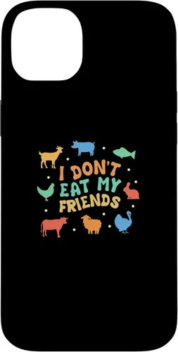 Vista 15 de Goat Pig Fish Friends Design for Vegan People Case for iPhone 16