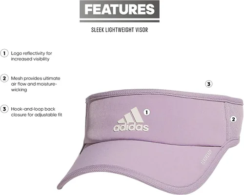 Vista 2 de Womens Superlite Sport Performance Visor for sun protection and outdoor actiivity