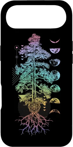 Vista 27 de Tree of Life Phases of The Moon Yoga Chakra Gift Case for iPhone 17