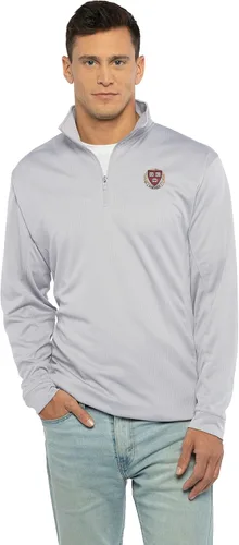 Vista 89 de Vantage Apparel NCAA Collegiate Micro Mesh Performance Gris Sudadera con cremallera de 1/4 para hombre