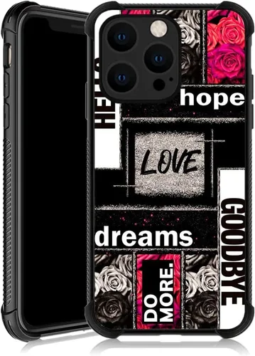 Vista 38 de ZHEGAILIAN Funda compatible con iPhone 13, funda protectora antideslizante de poliuretano termoplástico suave con cuatro esquinas reforzadas a