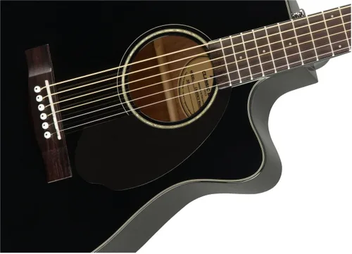 Vista 6 de Fender CC-60SCE Concert Cutaway - Guitarra acústica con 2 años de garantía, color negro