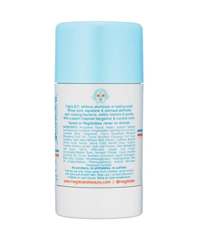 Vista 7 de Megababe Beachy Pits - Desodorante diario, aroma fresco, 2.6 onzas, barra