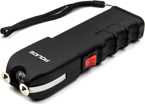 Vista 2 de Police 928, Extreme Voltage, pistola paralizante resistente, recargable, con linterna LED y función contra secuestros