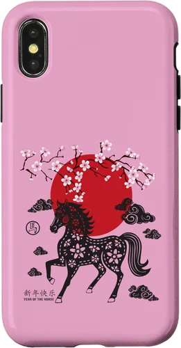 Vista 5 de Chinese New Year 2026 Year of The Fire Horse Zodiac Sign Case for iPhone 17