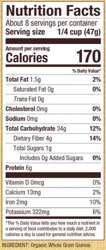 Vista 5 de Bob's Red Mill Quinua orgánica tricolor, 26 onzas (paquete de 4) Sin OMG, grano entero, vegano, kosher