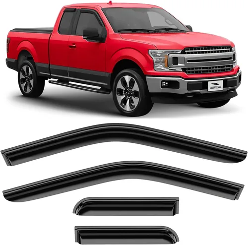 Vista 11 de Voron Glass Protectores de lluvia extra duraderos con cinta adhesiva para Mazda CX-5 2017-2025, deflectores de ventana, viseras de ventana