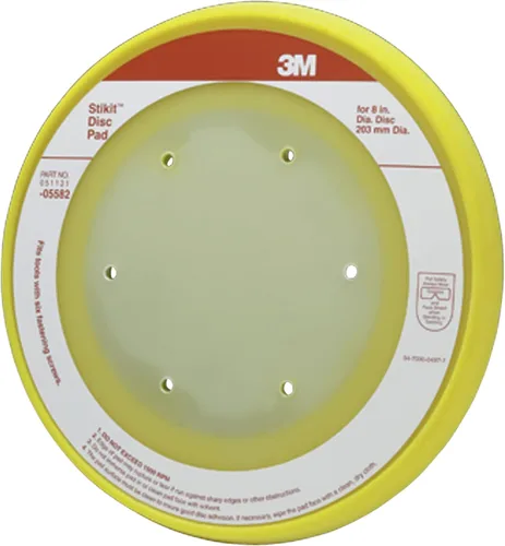Vista 10 de 3M Stikit - Almohadilla de disco, 05576, 6 pulgadas, 3/4 pulgadas x 5/16-24 pulgadas, para discos PSA, lijadora, cuerpo de espuma duradera