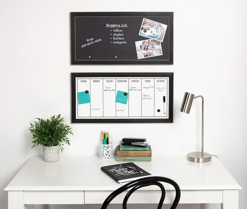Vista 8 de Pizarrón magnético enmarcado Wyeth, marca DesignOvation