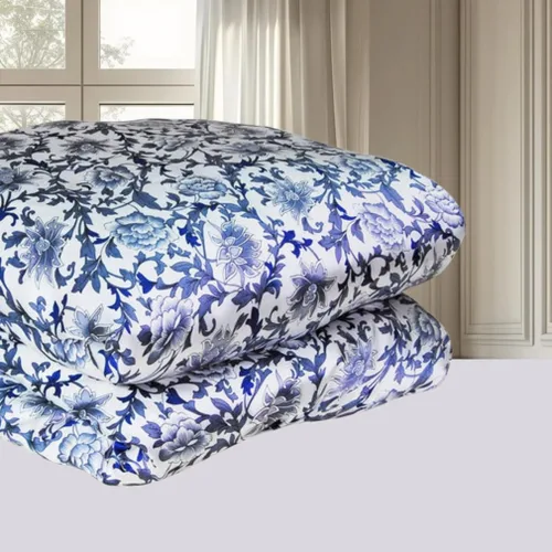 Vista 6 de Maxfeel 1 funda de edredón de seda de seda, funda de edredón, 100% seda de morera con estampado floral, seda Charmuse, Multiclolr Queen Cal.King, #08